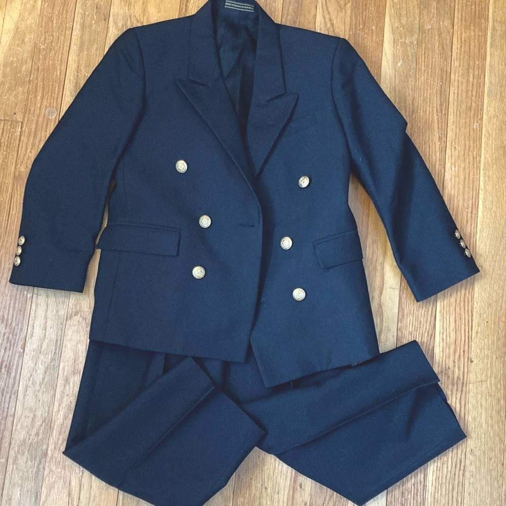 Boys mix & match suit, color solid black